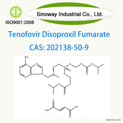 Best Price for Tenofovir disoproxil fumarate/TDF powder CAS 202138-50-9