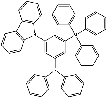 SiMCP , 9,9'-(5-(triphenylsilyl)-1,3-phenylene)bis(9H-carba