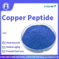 Factory Supply Copper Peptide Ghk-Cu Free Sample Shipping FedEx 2-4days CAS: 49557-75-7