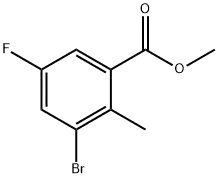methyl 3-bromo-5-fluoro-2-methylbenzoate
