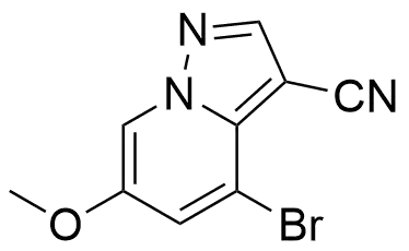 4-bromo-6-methoxypyrazolo[1,5-a]pyridine-3-carbonitrile