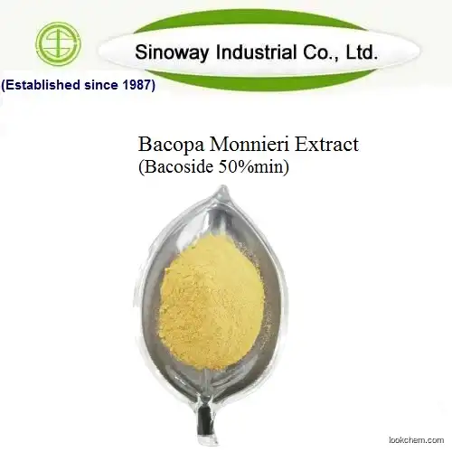 Factory Supply Bacoside 50%min Bacopa Monnieri Extract
