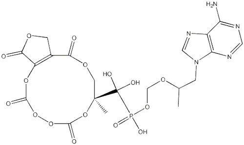 (S)-(((1-(6-aMino-9H-purin-9-yl)propan-2-yloxy)Methyl)phosphoryl)bis(oxy)bis(Methylene) isopropyl dicarbonate fuMarate
