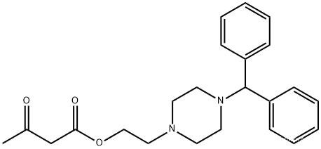 2-(4-Benzhydrylpiperazino)ethyl acetoacetate