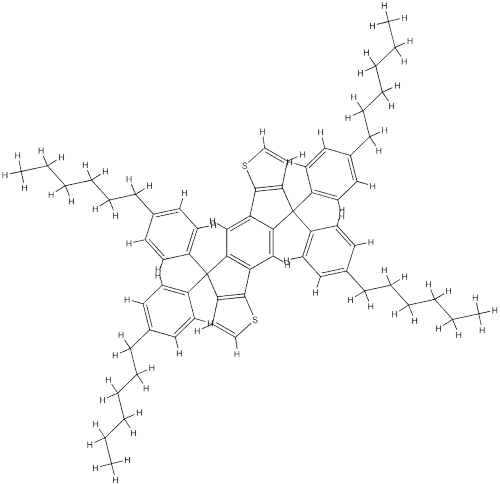 4,9-Dihydro-4,4,9,9-tetrakis(4-hexylphenyl)-s-indaceno[1,2-b:5,6-b']dithiophene