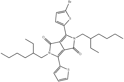 2,5-bis(2-ethylhexyl)-3-(5-broMo-thiophene-2-yl)-6-(thiophene-2-yl)-pyrrolo[3,4-c]pyrrole-1,4-dione