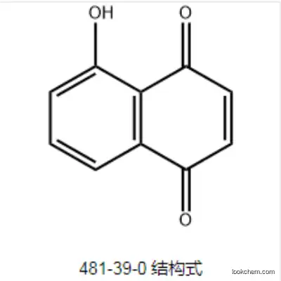 CAS 481-39-0    5-Hydroxy-1,4-naphthalenedione