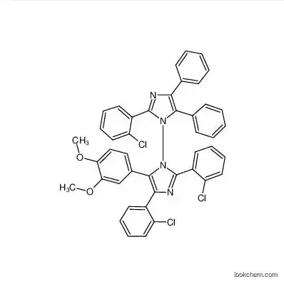2,4-bis(2-chlorophenyl)-1-[2-(2-chlorophenyl)-4,5-diphenylimidazol-1-yl]-5-(3,4-dimethoxyphenyl)imidazole CAS No. 100486-97-3
