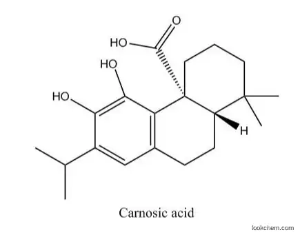 Carnosic Acid CAS No. 3650-09-7.