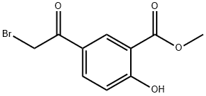 Benzoic acid, 5-(2-broMoacetyl)-2-hydroxy-, Methyl ester