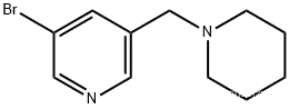 3-bromo-5-(piperidin-1-ylmethyl)pyridine
