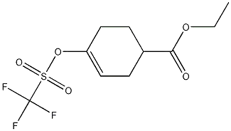 ethyl 4-(trifluoromethylsulfonyloxy)cyclohex-3-enecarboxylate