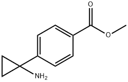 Benzoic acid, 4-(1-aminocyclopropyl)-, methyl ester