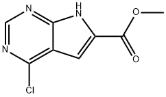 4-Chloro-7H-pyrrolo[2,3-d]pyrimidine-6-carboxylic acid methyl ester