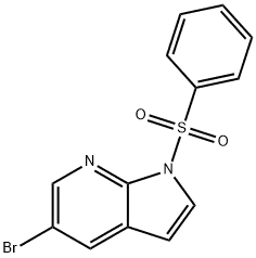 1H-Pyrrolo[2,3-b]pyridine, 5-bromo-1-(phenylsulfonyl)-