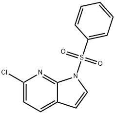 1H-Pyrrolo[2,3-b]pyridine, 6-chloro-1-(phenylsulfonyl)-