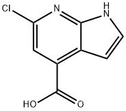 1H-Pyrrolo[2,3-b]pyridine-4-carboxylic acid, 6-chloro-