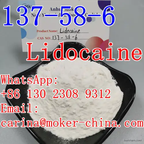 High quality Lidocaine 137-58-6 White Powder