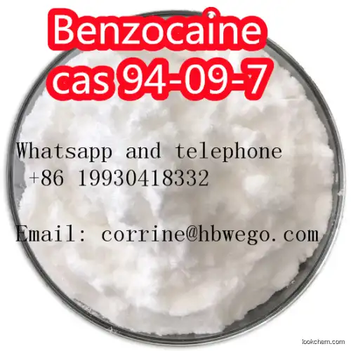 High purity 99% GMP Benzocaine Raw Powder in stock