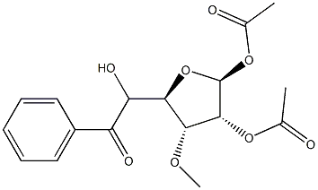 1,2-Di-O-acetyl-5-benzoyl-3-O-Methyl-beta-D-ribofuranose