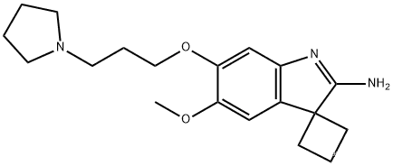 5'-Methoxy-6'-[3-(1-pyrrolidinyl)propoxy]spiro[cyclobutane-1,3'-[3H]indol]-2'-amine