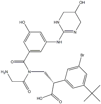 (3S)-N-[3-Hydroxy-5-[(1,4,5,6-tetrahydro-5-hydroxy-2-pyriMidinyl)aMino] benzoyl]glycyl-3-(3-broMo-5-t-butylphenyl)-beta-alanine