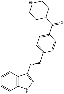 [4-[2-(1H-Indazol-3-yl)ethenyl]phenyl]-1-piperazinylmethanone