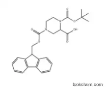 1-Boc-4-Fmoc-2-piperazinecarboxylic acid