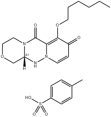 (12aR)-7-(hexyloxy)-3,4,12,12a-tetrahydro-1H-[1,4]Oxazino[3,4-c]pyrido[2,1-f][1,2,4]triazine-6,8-dione 4-methylbenzenesulfonate