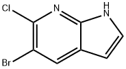 1H-Pyrrolo[2,3-b]pyridine, 5-broMo-6-chloro-