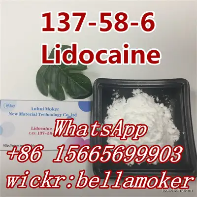 Best price lidocaine crystal powder  cas 137-58-6 with large stock and low price