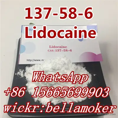 Best price lidocaine crystal powder  cas 137-58-6 with large stock and low price