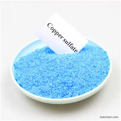 Wholesale Copper sulfate pentahydrat crystal low price Pure Cupric sulfate copper For Metal Smelting