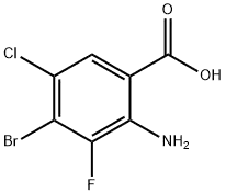 2-AMINO-4-BROMO-5-CHLORO-3-FLUOROBENZOIC ACID(WXFC0536)