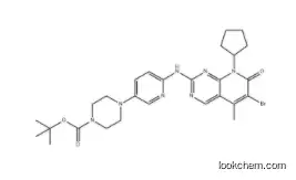 4-[6-(6-BROMO-8-CYCLOPENTYL-5-METHYL-7-OXO-7,8-DIHYDRO-PYRIDO[2,3-D]PYRIMIDIN-2-YLAMINO)-PYRIDIN-3-YL]-PIPERAZINE-1-CARBOXYLIC ACID TERT-BUTYL ESTER
