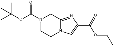 7-tert-butyl 2-ethyl 5,6-dihydroimidazo[1,2-a]pyrazine-2,7(8H)-dicarboxylate