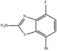 2-BenzothiazolaMine, 7-broMo-4-fluoro-
