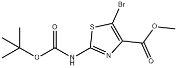 Methyl N-Boc-2-amnio-5-bromothiazole-4-carboxylate
