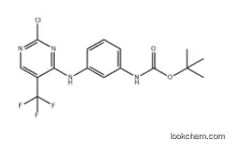 tert-butyl (3-((2-chloro-5-(trifluoroMethyl)pyriMidin-4-yl)aMino)phenyl)carbaMate