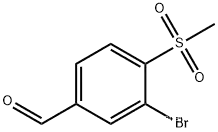 3-Bromo-4-(methylsulfonyl)benzaldehyde