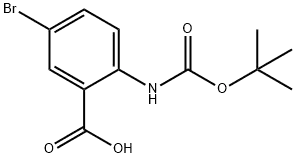 Benzoic acid, 5-bromo-2-[[(1,1-dimethylethoxy)carbonyl]amino]- (9CI)