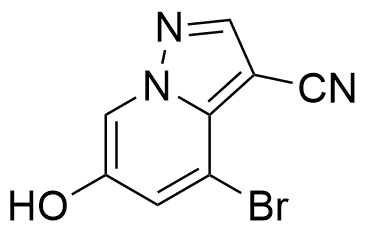 4-bromo-6-hydroxypyrazolo[1,5-a]pyridine-3-carbonitrile