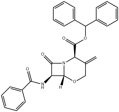 (2R,6R,7R)-7-(Benzoylamino)-3-methylene-8-oxo-5-oxa-1-azabicyclo[4.2.0]octane-2-carboxylic acid diphenylmethyl ester