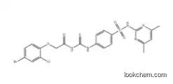 2-(4-broMo-2-chlorophenoxy)-N-(4-(N-(4,6-diMethylpyriMidin-2-yl)sulfaMoyl)phenylcarbaMothioyl)acetaMide