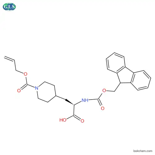 Fmoc-D-2-amino-(1-Alloc)-4-Piperidinepropanoic Acid