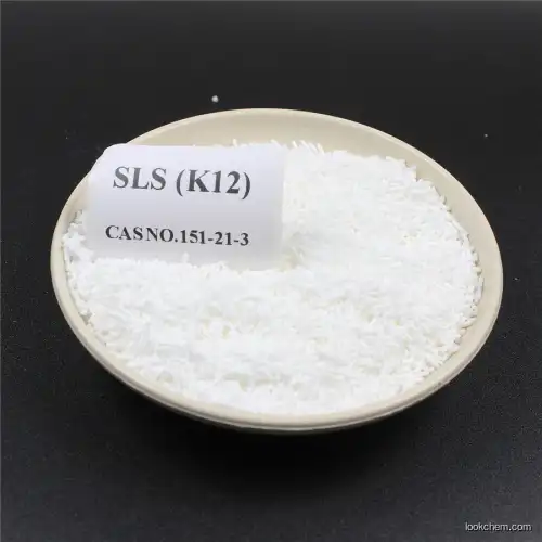 K12 powder Sodium Lauryl Sulfate 99%, SLS with best price CAS NO.151-21-3