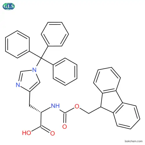 Fmoc-His(Trt)-OH, N-Fmoc-N-trityl-L-histidine, MFCD00043332