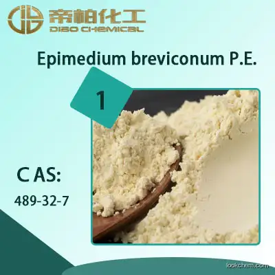 Epimedium breviconum P.E./CAS：489-32-7/Manufacturer provides straightly