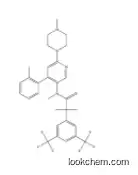 2-[3,5-bis(trifluoromethyl)phenyl]-N,2-dimethyl-N-[4-(2-methylphenyl)-6-(4-methylpiperazin-1-yl)pyridin-3-yl]propanamide
