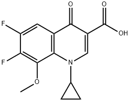 1-Cyclopropyl-6,7-difluoro-1,4-dihydro-8-methoxy-4-oxo-3-quinolinecarboxylic acid